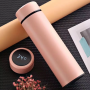 Stainless Steel Insulated Bottle With Temperature Display Lid Double Wall Water Bottle Vacuum Flask Thermal