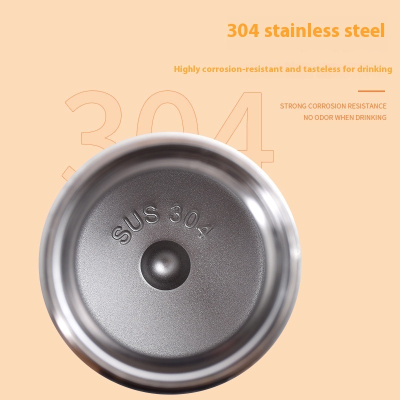 Customized Simple Mini 304 Stainless Steel Thermos Cup Portable Small Capacity Water Cup