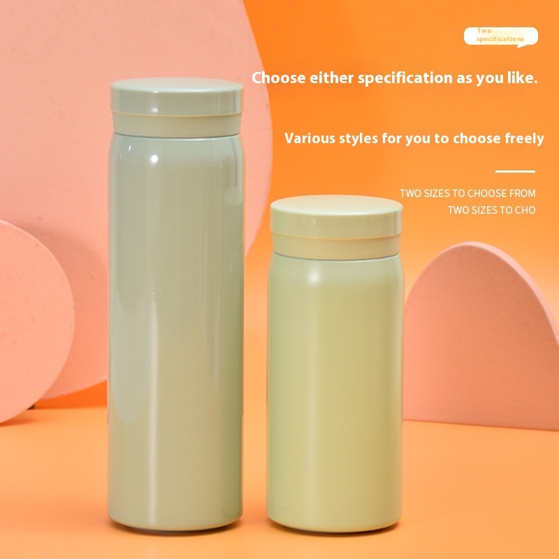 Customized Simple Mini 304 Stainless Steel Thermos Cup Portable Small Capacity Water Cup