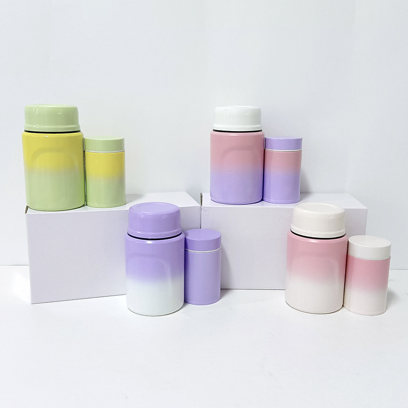 Portable Use Stainless Steel Vacuum Thermal Lunch Box Keep Food Warmer Containers for Kids Adult