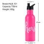 Vacuum Insulated Stainless Steel Outdoor Sports Water Bottle Lid Straw 12-24 Hours Thermal Insulation Lightweight Eco-Friendly