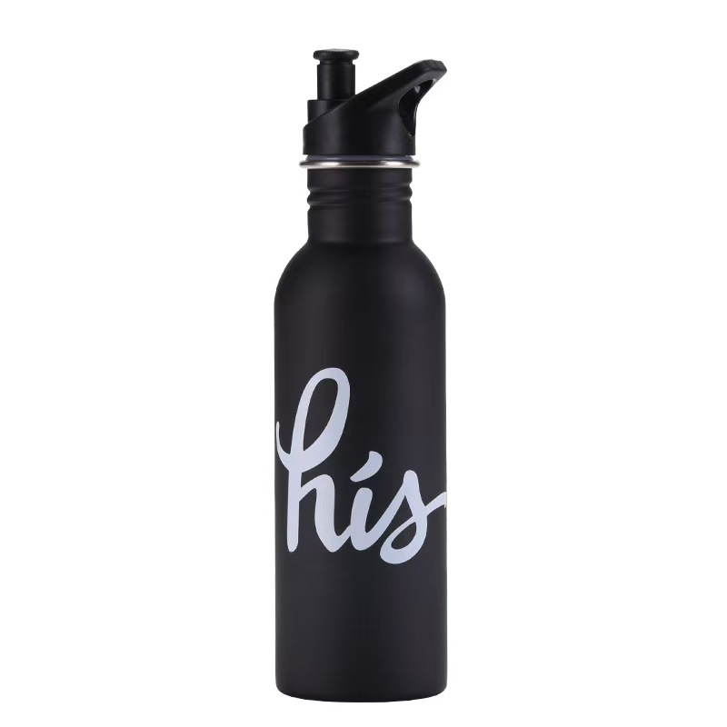 Vacuum Insulated Stainless Steel Outdoor Sports Water Bottle Lid Straw 12-24 Hours Thermal Insulation Lightweight Eco-Friendly