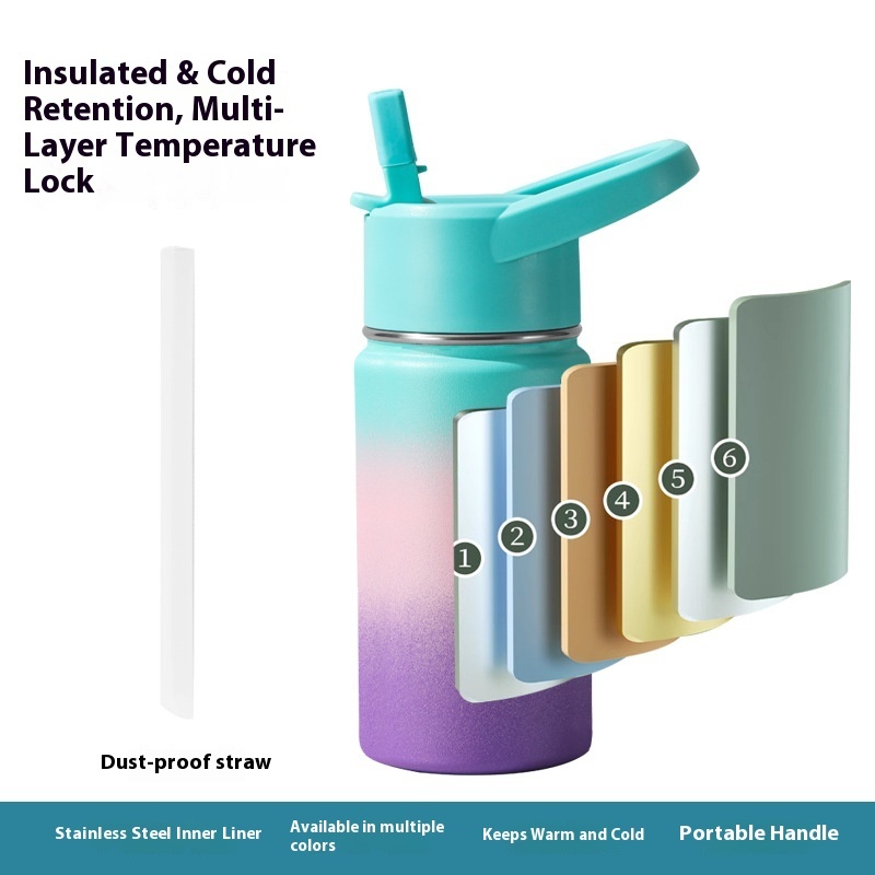 304 Stainless Steel Sports Modern Space Pot Portable Handle Cross-Border Thermos Cup for Travel