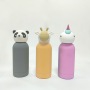 Children's Cartoon Animal Stainless Steel Vacuum Insulated 500ml Thermos Water Bottle with Cute Design Customizable Lid