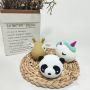 Children's Cartoon Animal Stainless Steel Vacuum Insulated 500ml Thermos Water Bottle with Cute Design Customizable Lid