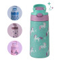 Unicorn Lovely 360ml/12oz Double Wall Stainless Steel Kids Water Flask Portable Vacuum Insulated School Thermos Bottle