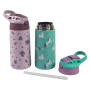Unicorn Lovely 360ml/12oz Double Wall Stainless Steel Kids Water Flask Portable Vacuum Insulated School Thermos Bottle