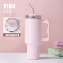 Modern New Leak Proof Travel Sport Blank Tumbler Stainless Steel 40oz Travel Tumbler With Handle and Straw