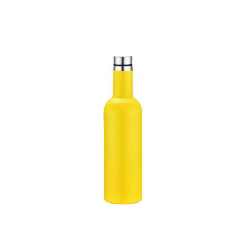 LUCKCHEN 500ml/750ml Stainless Steel Wine Tumbler Double Wall Insulated Wine Bottle Vacuum Flask Tumbler BPA Free Water Bottle