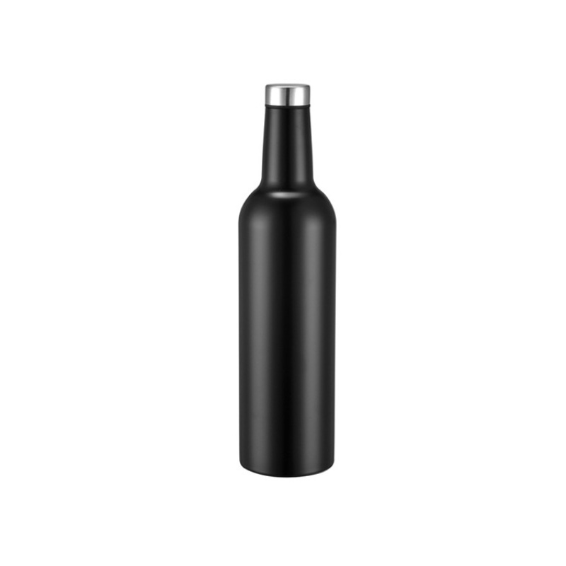 LUCKCHEN 500ml/750ml Stainless Steel Wine Tumbler Double Wall Insulated Wine Bottle Vacuum Flask Tumbler BPA Free Water Bottle