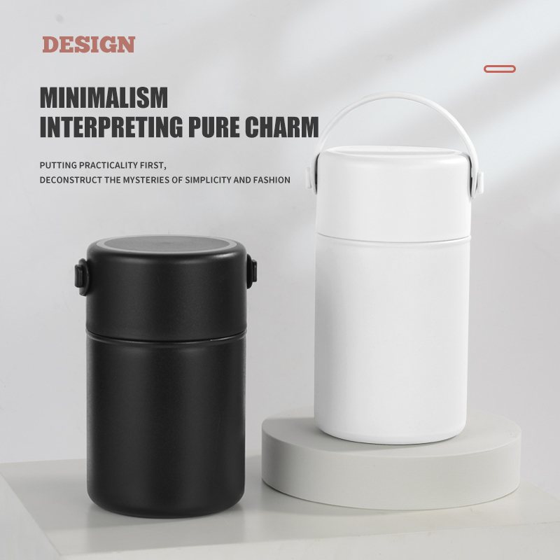850ML Large Capacity Stainless Steel Thermal Flask Vacuum Insulated Lunch Container Wide Mouth Hot Food Jar