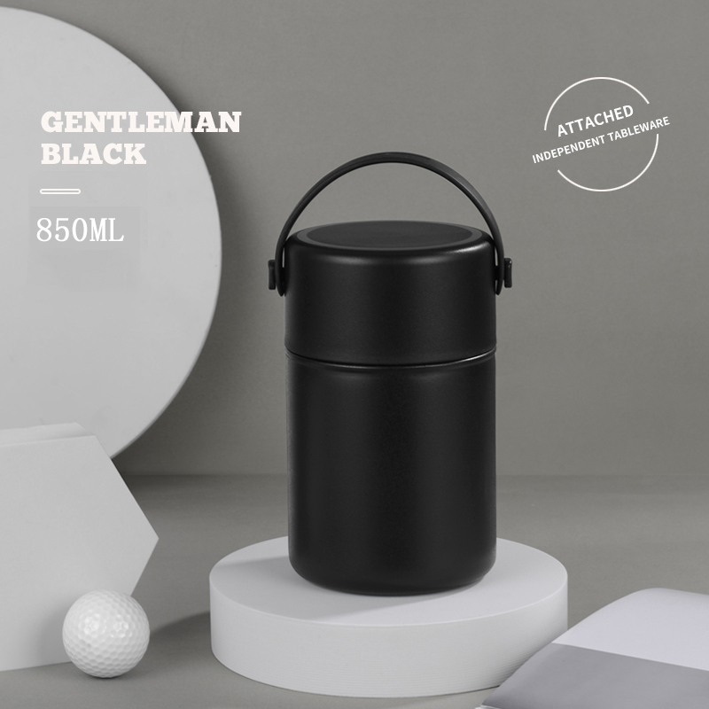 850ML Large Capacity Stainless Steel Thermal Flask Vacuum Insulated Lunch Container Wide Mouth Hot Food Jar