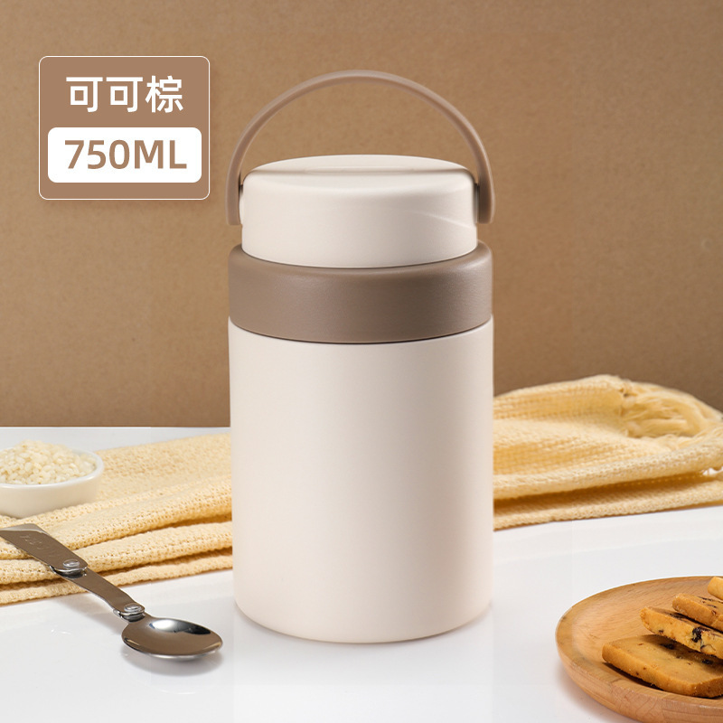New 316 Stainless Steel Vacuum Insulated Braised Pot 12-24 Hours Thermal Insulation Portable Large Capacity for Students