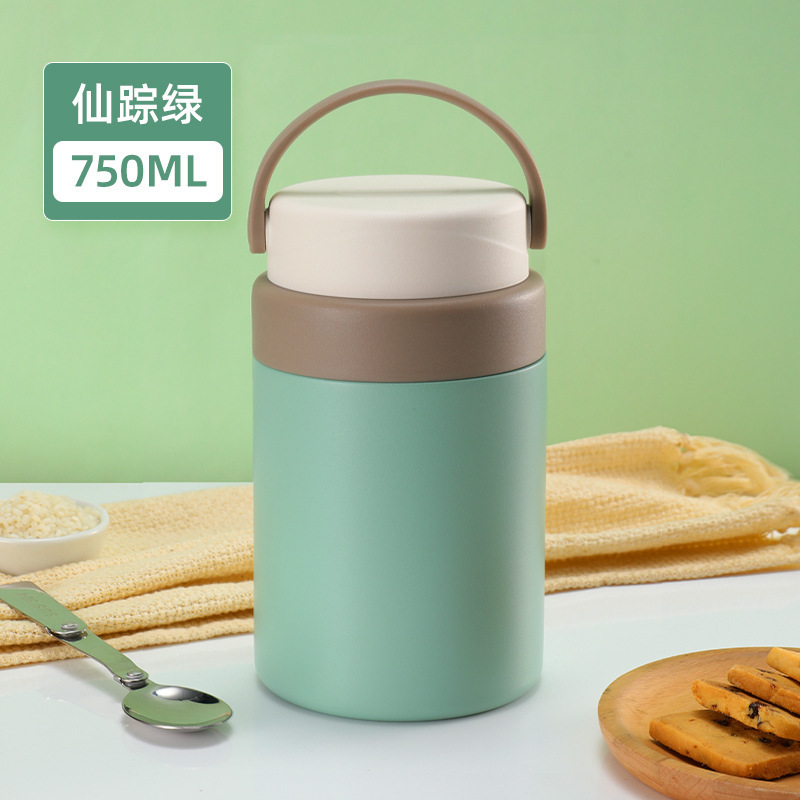 New 316 Stainless Steel Vacuum Insulated Braised Pot 12-24 Hours Thermal Insulation Portable Large Capacity for Students