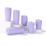 Threaded Inclined Cup with Adjustable Capacity Customizable Design Easy Carry & Leakproof
