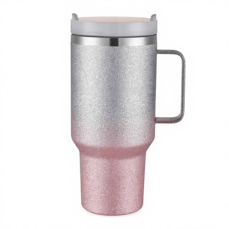 Stainless Steel Vacuum Insulated Water Bottle 12-24 Hours Thermal Insulation Portable Hand Grip Design Eco-Friendly Gift for