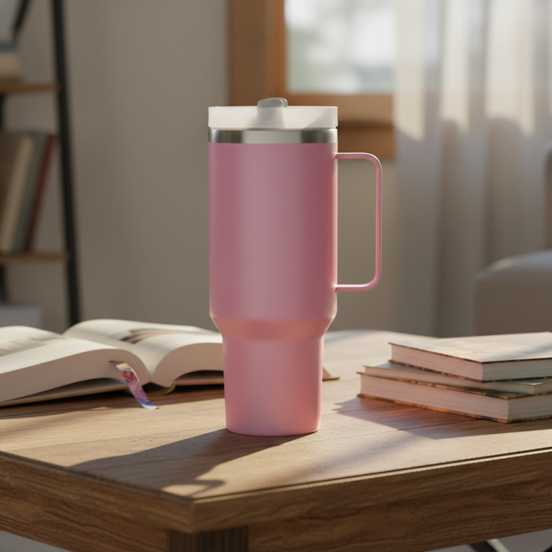 Stainless Steel Vacuum Insulated Water Bottle 12-24 Hours Thermal Insulation Portable Hand Grip Design Eco-Friendly Gift for