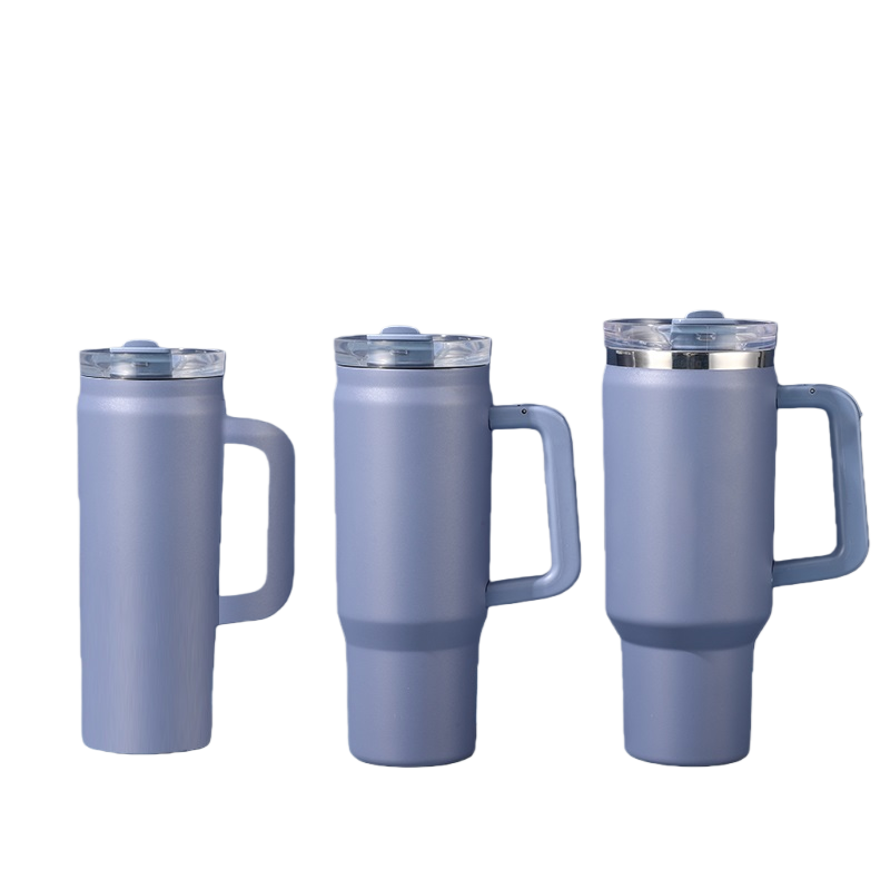 Wholesale Bulk 25oz/30oz/40oz Stainless Steel Insulated Car Cups Double Wall Custom Logo Coffee Tumblers with Hidden Straw