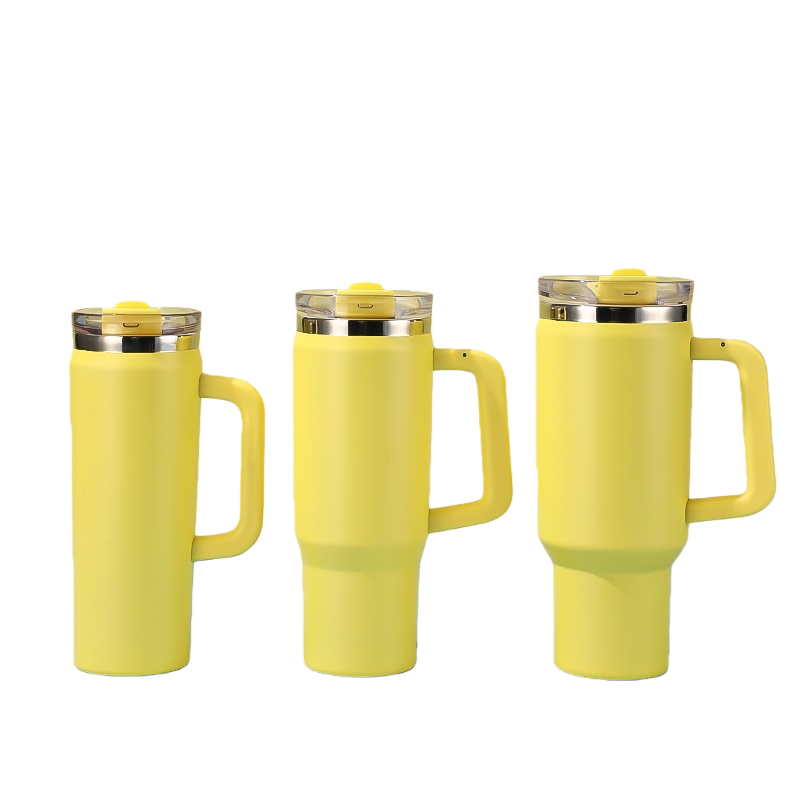 Wholesale Bulk 25oz/30oz/40oz Stainless Steel Insulated Car Cups Double Wall Custom Logo Coffee Tumblers with Hidden Straw