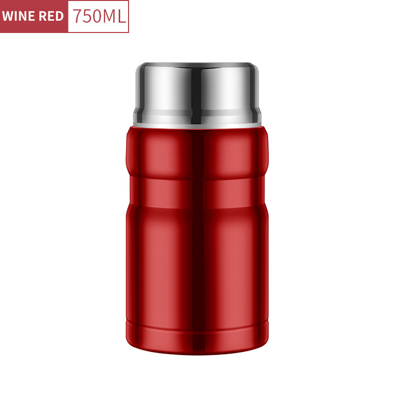 500ML/750ML Vacuum Thermos Food Warmer Container Thermos Lunch Box Insulated Stainless Steel Termos Food Flask
