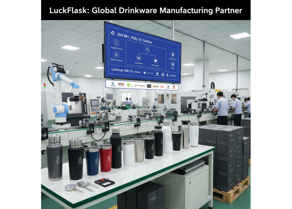 How to evaluate the reliability and production capacity of a drinkware manufacturer in China?
