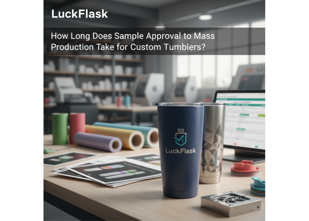 How long does it usually take from sample approval to mass production for custom tumblers?