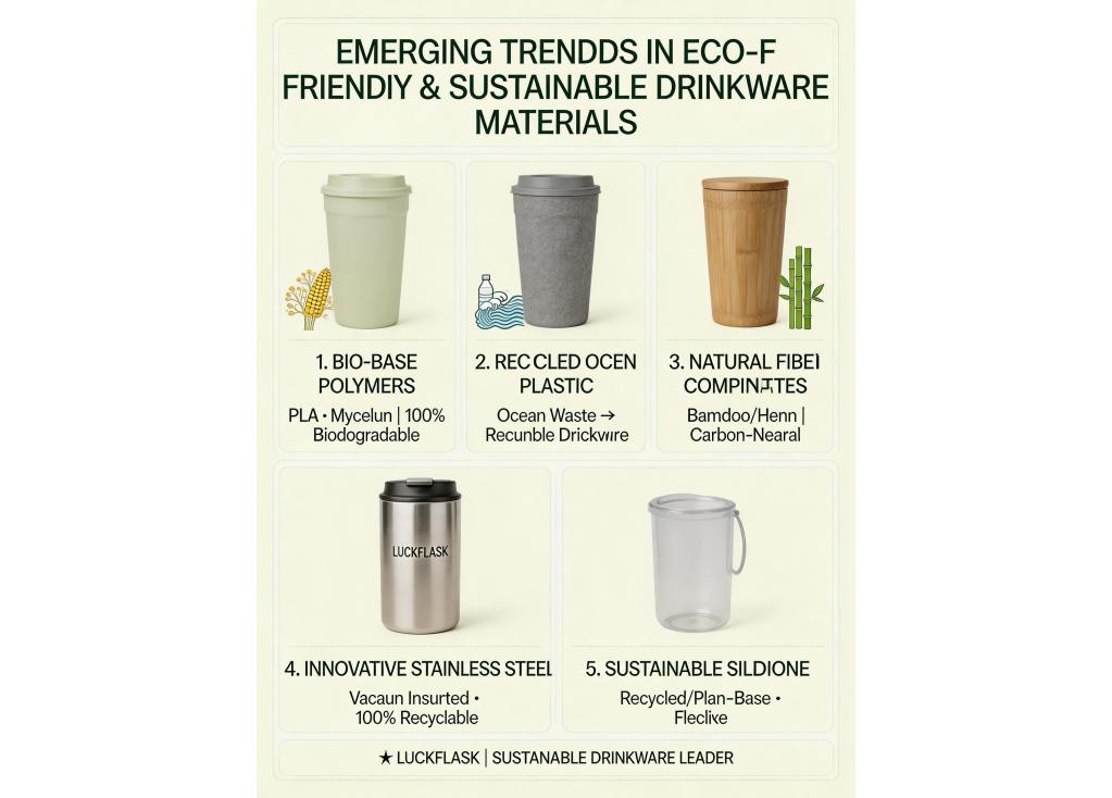 Are there any emerging trends in eco-friendly or sustainable drinkware materials?