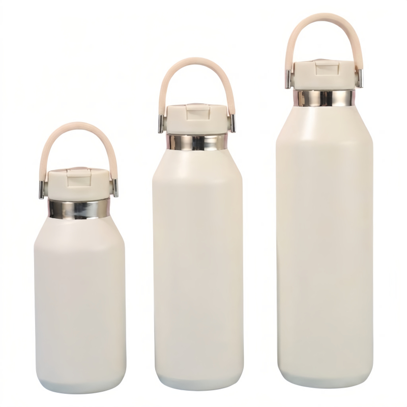 350ml/500ml/750ml Classic Double Wall Stainless Steel Water Bottle Ceramic Coating Vacuum Tumbler Essential for Travel Back School Tea