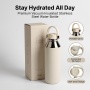 350ml/500ml/750ml Classic Double Wall Stainless Steel Water Bottle Ceramic Coating Vacuum Tumbler Essential for Travel Back School Tea