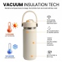New Arrival Stainless Steel Water Bottle 350ml/750ml/960ml Insulated Thermos Flask with Leakproof Lid for Travel Outdoor Gym