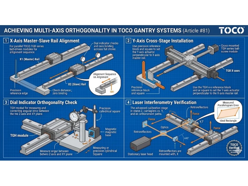 Multi-Axis Orthogonality in Gantry Systems