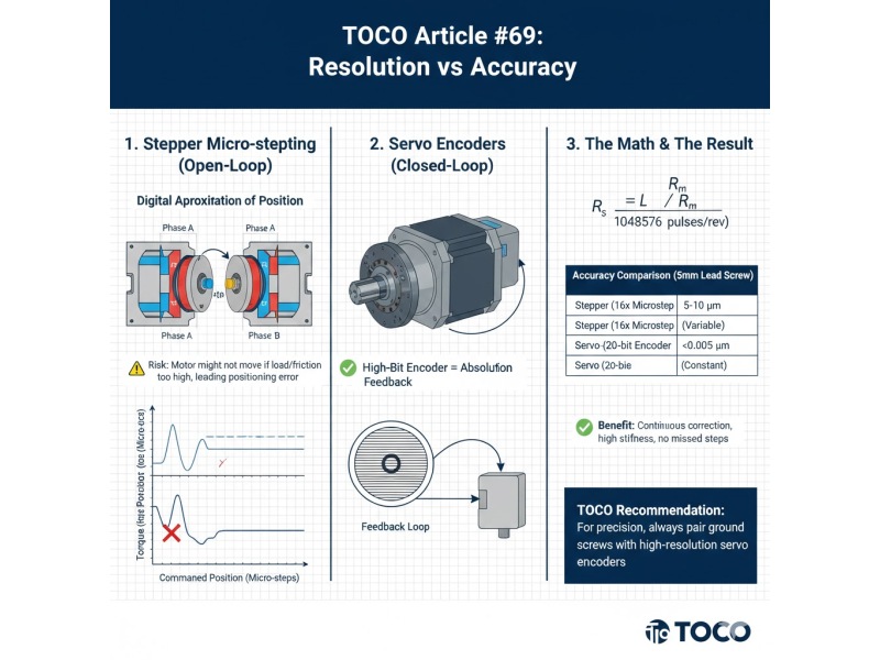 Datrysiad vs. Cywirdeb: Micro-gamu Stepper vs. Amgodwyr Servo