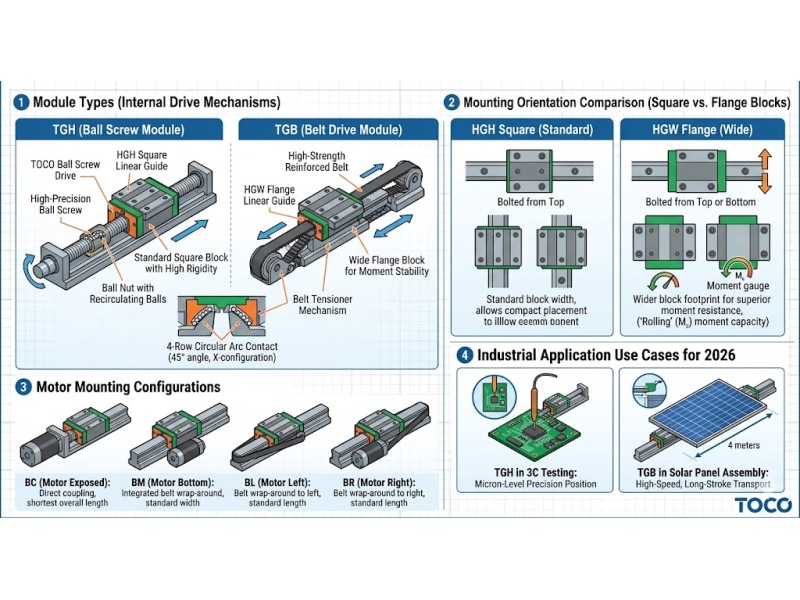 TOCO Linear Modules—Understanding the TGH and TGB Series