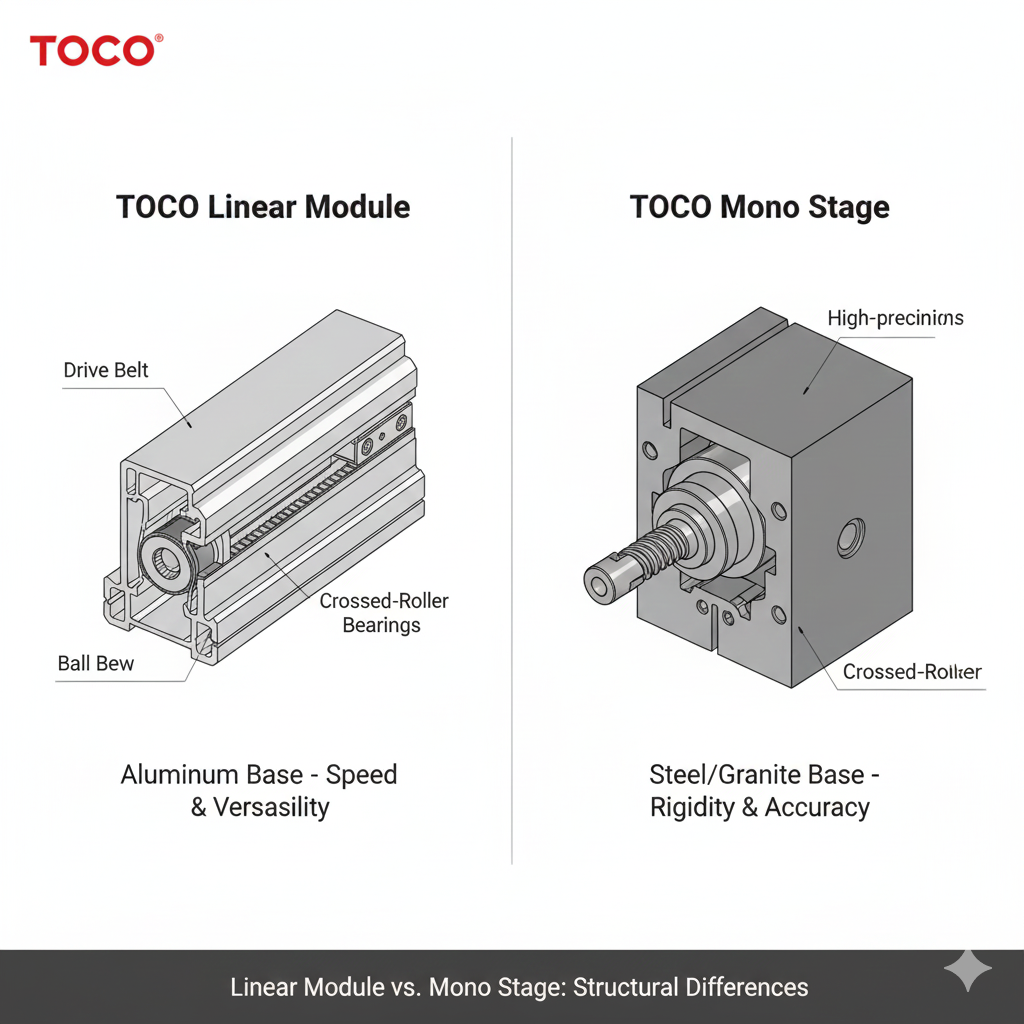 Die strukturellen Unterschiede zwischen Mono- und Linearmodulen