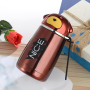 304 Stainless Steel Thermos Creative Fashion Children Cute Dog Pot Belly Bottle Portable Rope Tea Kettle Customized Logo Cup