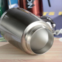 304 Stainless Steel Thermos Creative Fashion Children Cute Dog Pot Belly Bottle Portable Rope Tea Kettle Customized Logo Cup