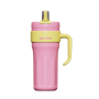 New 40oz Stainless Steel   Pure Straw Large Capacity Thermos Cup Simple Outdoor Portable Handle Cup Giant Insulated Cold Cup