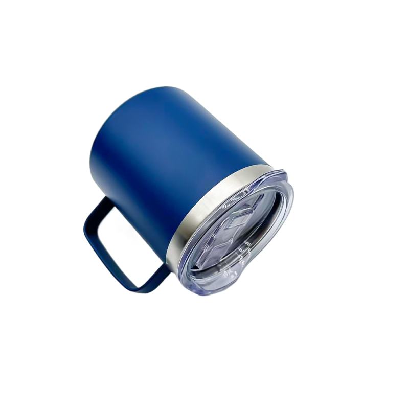 Wholesale Price Double Wall Stainless Steel Coffee Cups with Handle Customized Thermos Office Bottles
