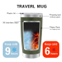 Wholesale 20oz Stainless Steel Double Wall Vacuum Insulated Travel Tumbler Bulk Coffee Mug Water Proof Lid Classic Office Cup