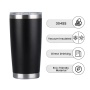 Wholesale 20oz Stainless Steel Double Wall Vacuum Insulated Travel Tumbler Bulk Coffee Mug Water Proof Lid Classic Office Cup