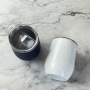 12 oz Stainless Steel Wine Tumbler with Lid and Straw Christmas Gifts for Teacher Wine Tumbler with Lid Straw Black