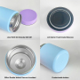 Customized Products Water Bottle Double Layer Stainless Steel Lunch Boxes New Products Insulated Lunch Boxes