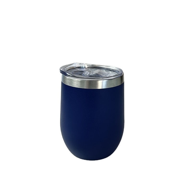 Wholesale 12oz Stemless Insulated with Lid Coffee Mug Tumbler Vacuum Cup with Customized Logo