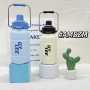 Large Capacity 304 Stainless Steel Double Wall Water Jug Vacuum Water Bottle with Handle for Camping Travel  Car Cup Mug