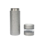 Customized Logo Vacuum Insulated Teapot  Pure Titanium Travel Tumbler with Infuser 400ml  Titanium Bottle