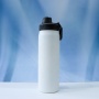 Wholesale Vacuum Thermo Flask Colorful Insulated Stainless Steel Water Bottle with Spout Lid 24oz