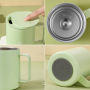 316 Stainless Steel Insulated Water Cup Double Wall Insulated Thermal Mugs 400ml Coffee Mug with Handle and Lid Vacuum Flasks