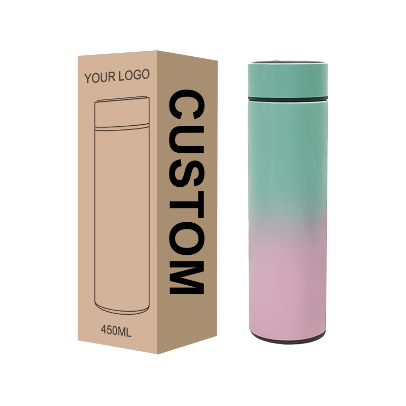 Portable LED Display 304 Stainless Steel Travel Mug Smart Thermo Vacuum Flask for Home Use for Camping and Parties