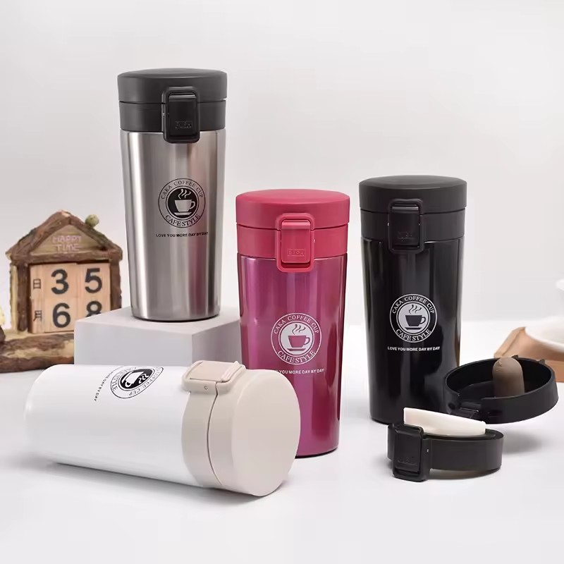 Thermal Travel Cup Thermos Vacuum Flasks Double Wall Stainless Steel Thermos Vacuum Flask Bottle