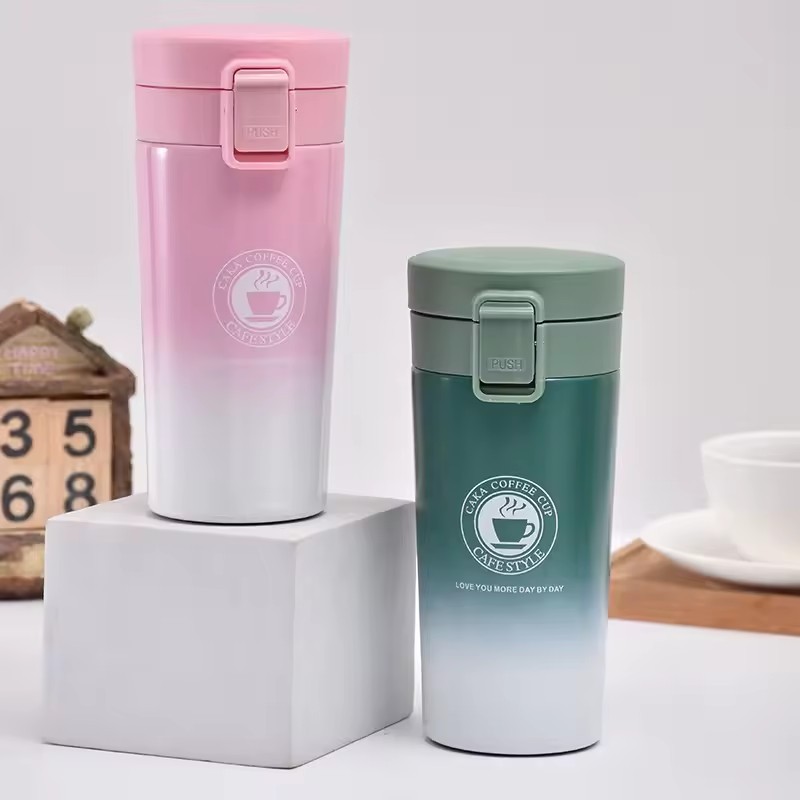 Thermal Travel Cup Thermos Vacuum Flasks Double Wall Stainless Steel Thermos Vacuum Flask Bottle